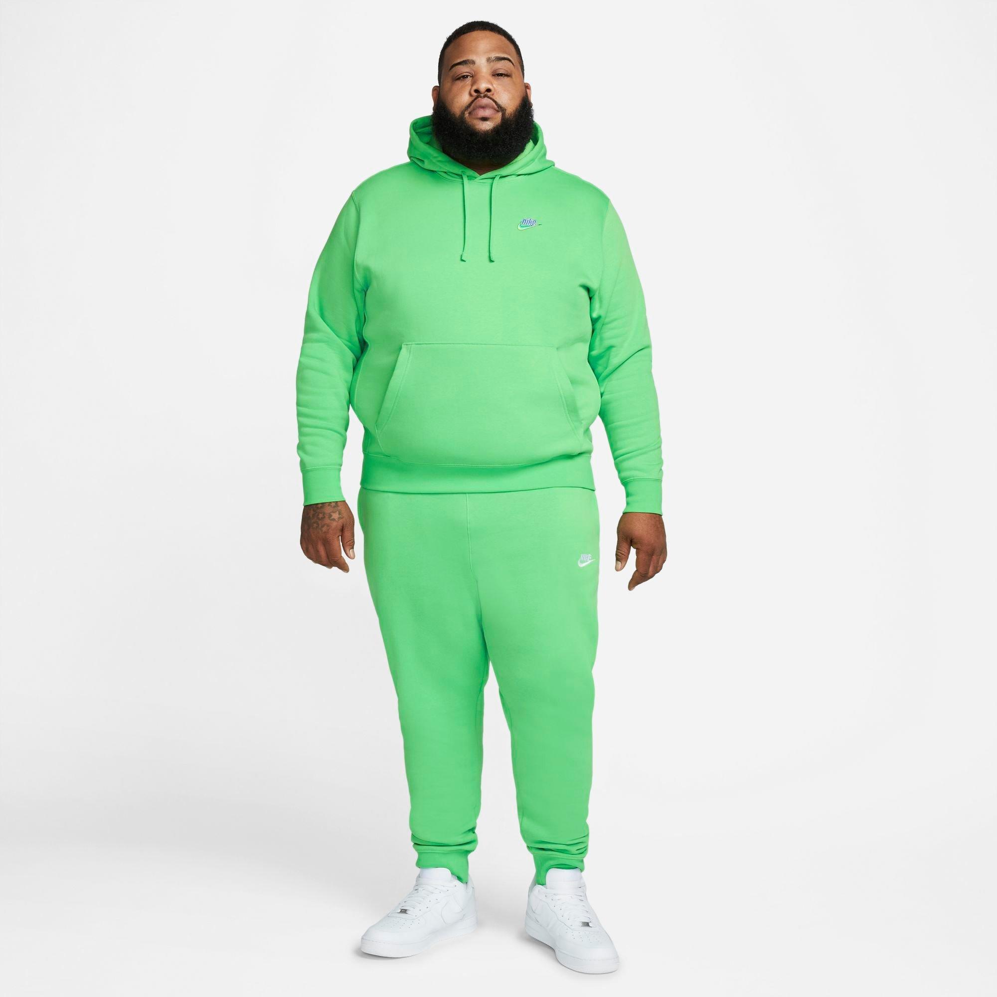 Lime green nike sales jogging suit